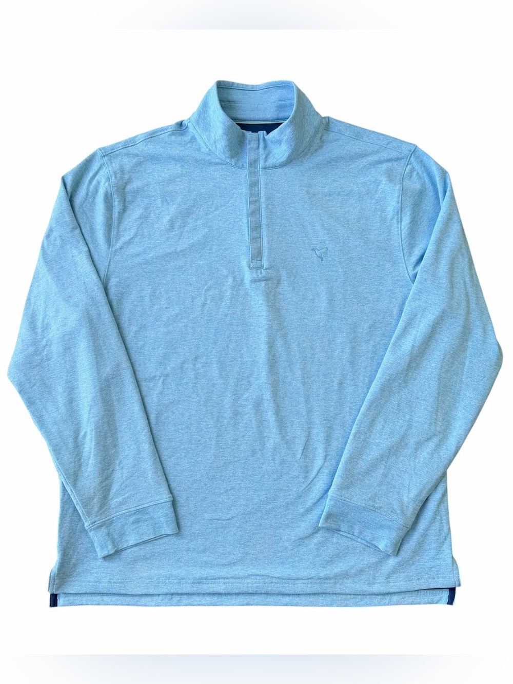 Birddogs Light Blue Heather Performance 1/4 Zip Golf Pullover Men’s Size XL - Picture 2 of 11